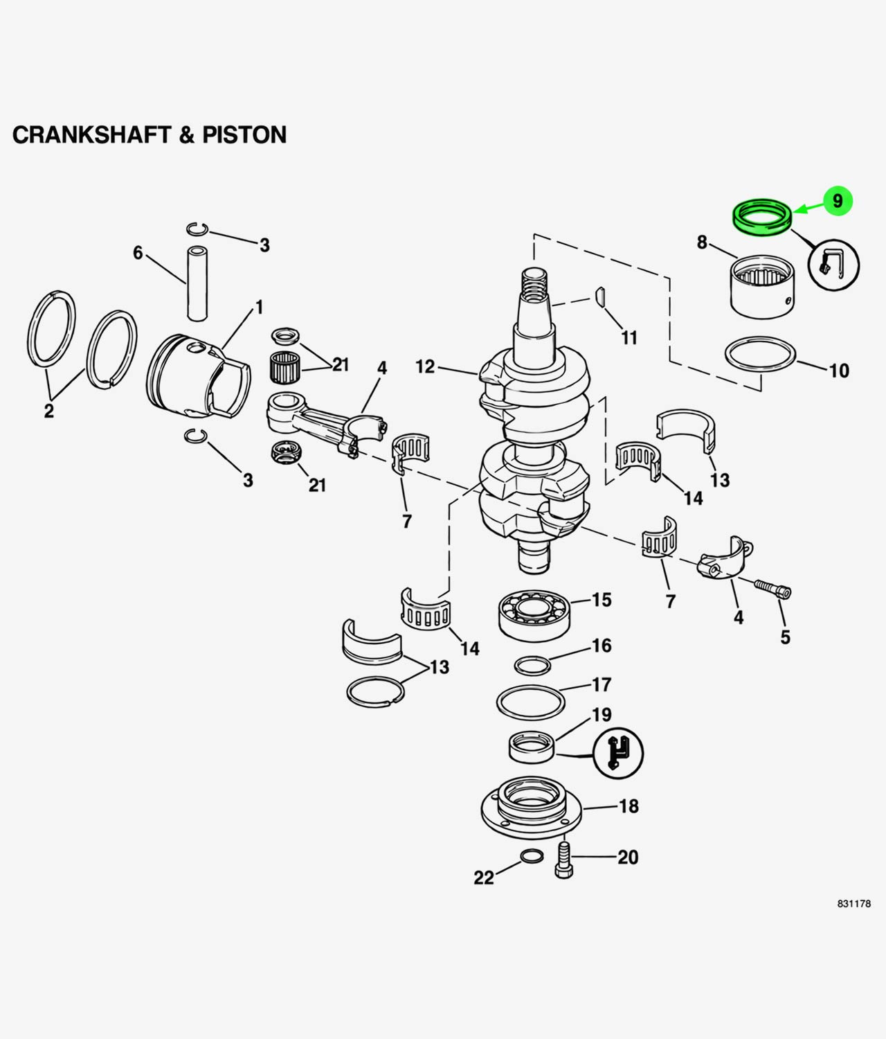Crank Shaft Seal 321895 - Image 2