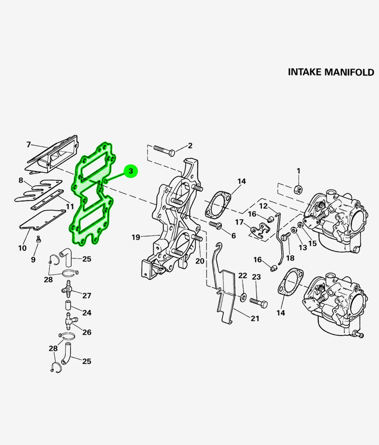 Intake Manifold Gasket 335633 - Image 2